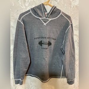 Perform Better Extreme Gray Pullover  with Hood